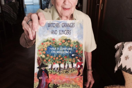 Elena Davis, nacida en la ciudad de Nueva York pero residente desde hace sesenta años en Fornalutx