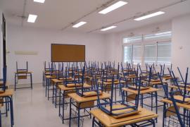 Imatge d'una aula d'un centre educatiu.