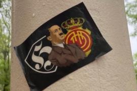 [FOTOGALERIA] Campanya de propaganda nazi i feixista dels 'Ultras Mallorca'