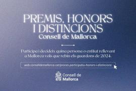 El Consell de Mallorca obre el procés participatiu per als Premis, Honors i Distincions