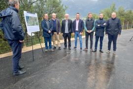 Visita d'avui matí a la millora de la carretera.