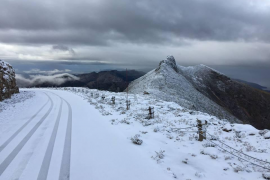 Baixada brusca de temperatures i primera nevada als cims