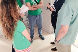 Continua la #Rebudaverda al conseller d'Educació: l'IES Josep Maria Llompart lliura un manifest contra la segregació lingüística