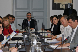 Reunió de la Comissió de Turisme de la Federació Espanyola de Municipis i Províncies, presidia pel batle de Palma.