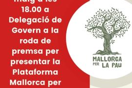 Plataforma Mallorca per la Pau llança un manifest contra la guerra i el militarisme