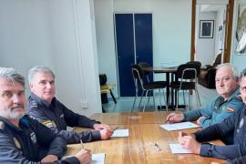 Imatge de la reunió dels cossos policials per a programar el dispositiu conjunt.