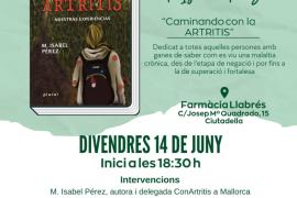 ‘Caminando con la artritis’ es presenta a la farmàcia Llabrés de Ciutadella