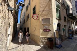 L’Hospital, que podria acollir habitatges, vist des del carrer de Sa Lluna.