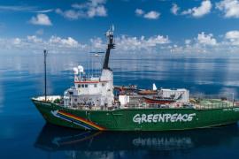 El trencaglaç Arctic Sunrise de Greenpeace arriba a Palma