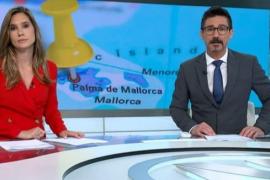 La televisió pública de les Illes Balears utilitza un mapa on diu «Palma de Mallorca»