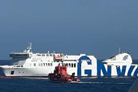 [VÍDEO] Un incendi en un vaixell que anava de València a Palma obliga a evacuar els passatgers i provoca retards