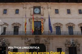 Plataforma per la Llengua torna a denunciar la castellanització dels Premis Ciutat de Palma