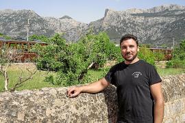 Lluc Valls Oliver, al barri de l’Horta on ha viscut tota la vida.