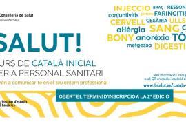 Segona convocatòria dels cursos de català per als professionals sanitaris de les Balears