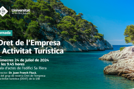 Una jornada de la UIB analitzarà els reptes de la regulació del turisme