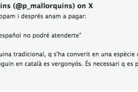 Denuncien que també al restaurant 'Es Cruce' et diuen «Si no me hablas español no podré atenderte»