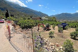 El camió bolcat a Biniaraix, retirat sense tenir permís