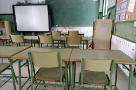 Imatge d'una aula d'un centre educatiu.