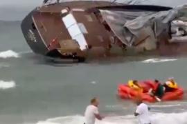 Una cinquantena de vols cancel·lats i vaixells malmesos pel temporal a les Balears