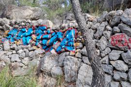 Denuncien una nova pintada en un marge de la Serra