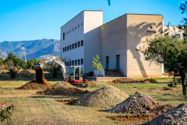 En marxa les obres del bosc educatiu de la UIB