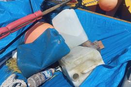 El servei de neteja del litoral ha recollit més de 7,2 tones de residus a les Balears durant el mes d'agost