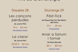 Les veus de la dramatúrgia contemporània arriben al claustre de Sant Domingo d'Inca