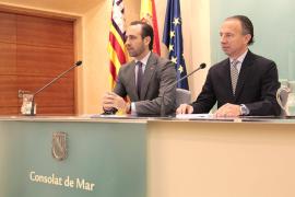 José Ramón Bauzá i Carlos Delgado en una imatge de quan dirigien el Govern de les Illes Balears.