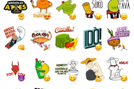 Melicotó crea una col·lecció de 'stickers' mallorquins per a Telegram