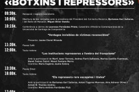 Les I Jornades d'Estudis del Col·lectiu Recerca amb el títol 'Botxins i repressors' se celebraran a Manacor