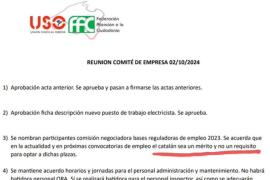 El comitè d'empresa de l'SMAP decideix que per ser servidor públic o agent d'ORA no s'haurà d'entendre el català