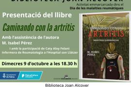 Presentació a Palma del llibre ‘Caminando con la artritis’ a la biblioteca Joan Alcover