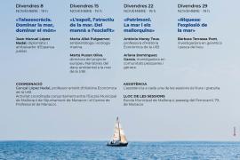 Nou cicle monogràfic de l’Escola Municipal de Mallorquí: 'La mar, entre la generositat i el perill'