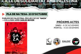 Projecció del documental 'Gaza' al 'Poble a poble per Palestina' al Pla de na Tesa