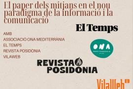 Ona Mediterrània, El Temps, Posidònia i VilaWeb debatran, al Seminari Blanquerna, sobre el paper dels mitjans de comunicació