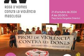 Arriba la Roda d'Homes contra la Violència Masclista, ara a Felanitx