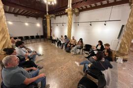 Imatge del Consell de Municipal de Cultura celebrat dimarts a la capella de les Escolàpies.