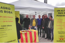 Assemblea Sobiranista de Mallorca a la fira de la Perdiu, Montuïri.