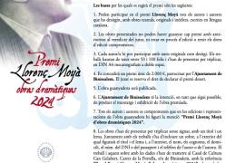 Oberta la convocatòria dels XVI Premi Llorenç Moyà d'Obres Dramàtiques