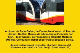 L'OCB de Manacor organitza la taula rodona 'Tren de Llevant: ara més necessari que mai'