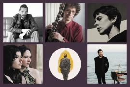 Imatge dels cinc compositors finalistes del XVII Premi Miquel Martí i Pol.