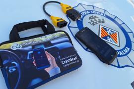 Imatge del nou dispositiu per a la investigació d’accidents de trànsit de la Policia Local de Palma.