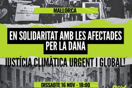 Imatge del cartell de la convocatòria de la protesta.