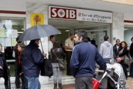  50 mesos consecutius de descens de l'atur a Palma 