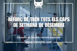 Els Serveis Ferroviaris de Mallorca habiliten trens especials tots els caps de setmana de desembre