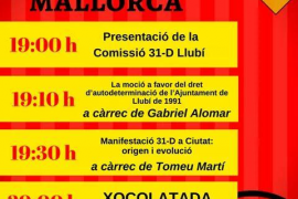 Llubí i Esporles donen el sus als actes cívics amb motiu del 31-D, Diada de Mallorca