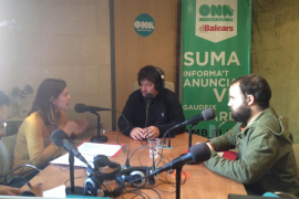 Lluc Gayà (a la dreta) i Teresa Vives (a l'esquerra).