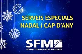SFM ha habilitat trens nocturns per a les nits de Nadal i Cap d’Any.