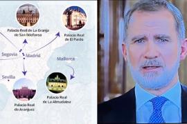 Felipe de Borbón, que gaudeix de dotze palaus, demana «solucions» al «problema de l'habitatge»