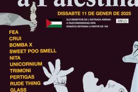 Imatge del cartell del concert solidari que se celebrà el pròxim dissabte 11 de gener.